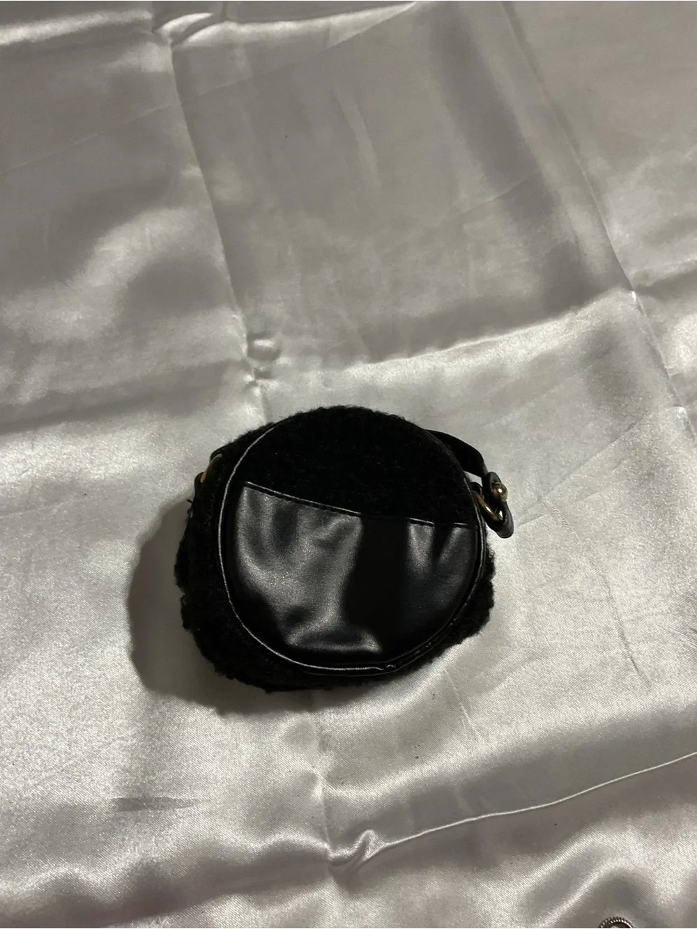 Black Smiley Face Coin Purse